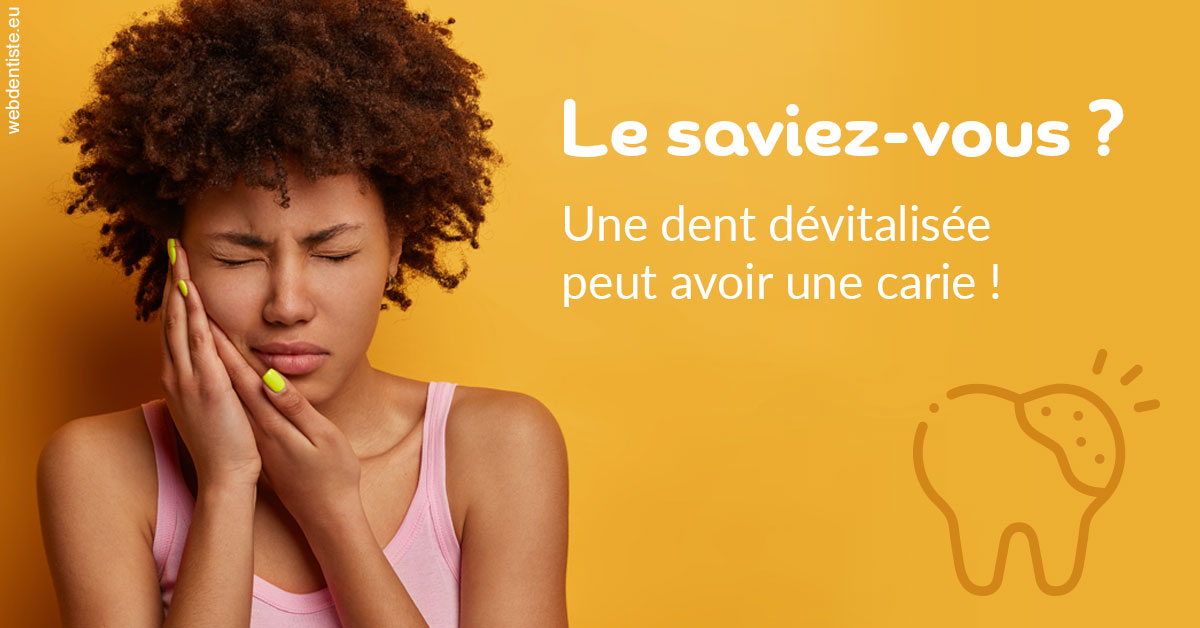 https://www.dentistes-saint-jean-centre.com/Dent dévitalisée et carie
